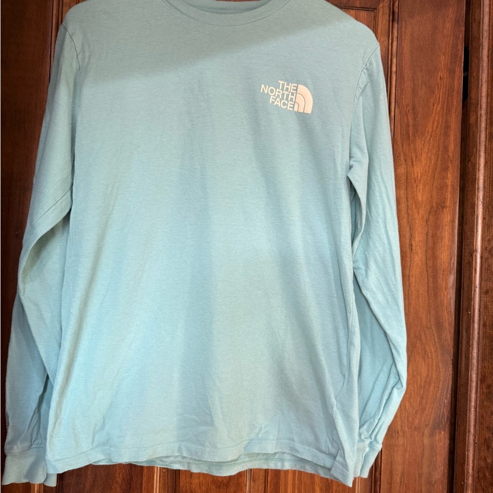 The North Face Teal Blue Long Sleeve Tee